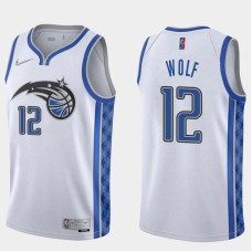 Orlando Magic #12 Joe Wolf Jersey -White Earned