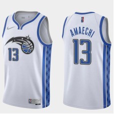 Orlando Magic #13 John Amaechi Jersey -White Earned