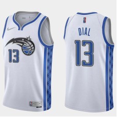 Orlando Magic #13 Derrick Dial Jersey -White Earned