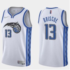 Orlando Magic #13 Isaiah Briscoe Jersey -White Earned