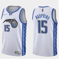 Orlando Magic #15 Matt Harpring Jersey -White Earned