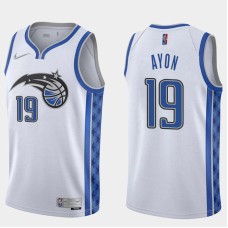 Orlando Magic #19 Gustavo Ayon Jersey -White Earned