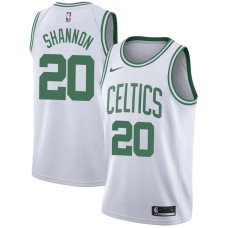 Boston Celtics #20 Earl Shannon Jersey -White