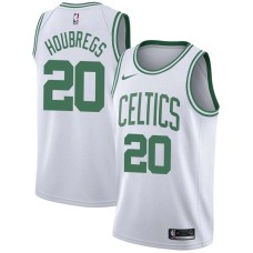 Boston Celtics #20 Bob Houbregs Jersey -White