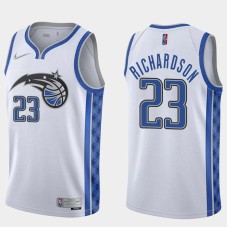 Orlando Magic #23 Jason Richardson Jersey -White Earned