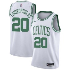 Boston Celtics #20 Lou Tsioropoulos Jersey -White