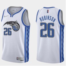 Orlando Magic #26 James Robinson Jersey -White Earned