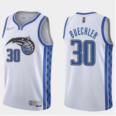 Orlando Magic #30 Jud Buechler Jersey -White Earned