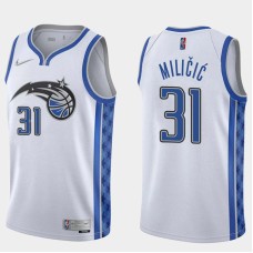 Orlando Magic #31 Darko Milicic Jersey -White Earned