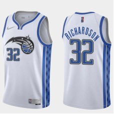 Orlando Magic #32 Jeremy Richardson Jersey -White Earned