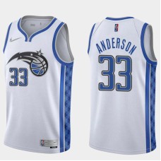 Orlando Magic #33 Ryan Anderson Jersey -White Earned