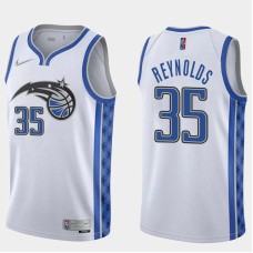 Orlando Magic #35 Jerry Reynolds Jersey -White Earned