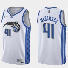 Orlando Magic #41 Mark McNamara Jersey -White Earned