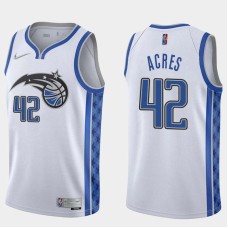 Orlando Magic #42 Mark Acres Jersey -White Earned