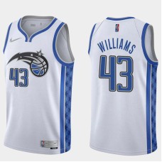 Orlando Magic #43 Lorenzo Williams Jersey -White Earned