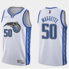 Orlando Magic #50 Corey Maggette Jersey -White Earned