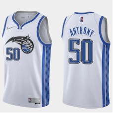 Orlando Magic #50 Cole Anthony Jersey -White Earned