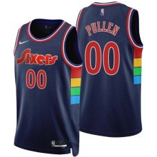 Philadelphia 76ers #00 Jacob Pullen Jersey -2021-2022 City