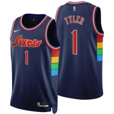 Philadelphia 76ers #1 BJ Tyler Jersey -2021-2022 City