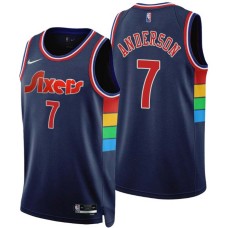 Philadelphia 76ers #7 JJ Anderson Jersey -2021-2022 City