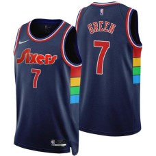 Philadelphia 76ers #7 Sean Green Jersey -2021-2022 City