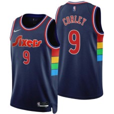 Philadelphia 76ers #9 Ray Corley Jersey -2021-2022 City