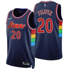 Philadelphia 76ers #20 Ron Filipek Jersey -2021-2022 City