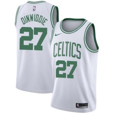 Boston Celtics #27 Bill Dinwiddie Jersey -White
