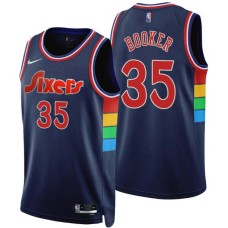 Philadelphia 76ers #35 Trevor Booker Jersey -2021-2022 City