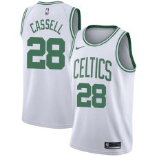 Boston Celtics #28 Sam Cassell Jersey -White