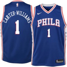 Philadelphia 76ers #1 Michael Carter-Williams Jersey -Blue