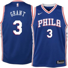 Philadelphia 76ers #3 Greg Grant Jersey -Blue