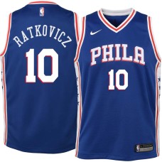 Philadelphia 76ers #10 George Ratkovicz Jersey -Blue