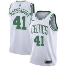 Boston Celtics #41 Tony Massenburg Jersey -White