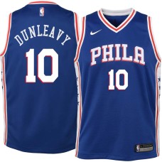 Philadelphia 76ers #10 Mike Dunleavy Jersey -Blue