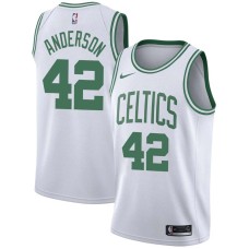 Boston Celtics #42 Jerome Anderson Jersey -White