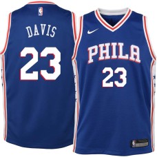 Philadelphia 76ers #23 Josh Davis Jersey -Blue