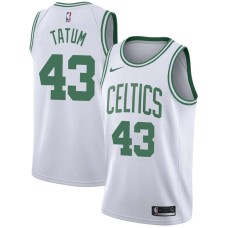 Boston Celtics #43 Earl Tatum Jersey -White