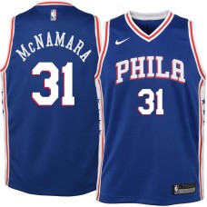 Philadelphia 76ers #31 Mark McNamara Jersey -Blue