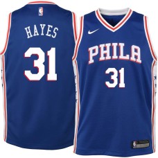 Philadelphia 76ers #31 Steve Hayes Jersey -Blue