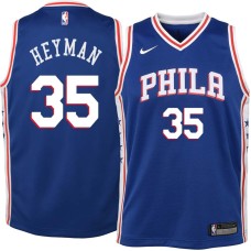 Philadelphia 76ers #35 Art Heyman Jersey -Blue