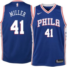 Philadelphia 76ers #41 Anthony Miller Jersey -Blue