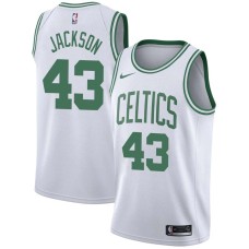 Boston Celtics #43 Justin Jackson Jersey -White