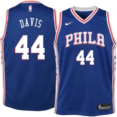 Philadelphia 76ers #44 Monti Davis Jersey -Blue