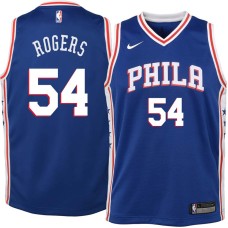 Philadelphia 76ers #54 Rodney Rogers Jersey -Blue