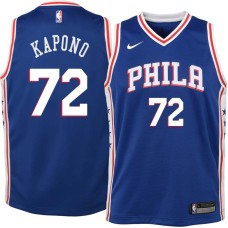 Philadelphia 76ers #72 Jason Kapono Jersey -Blue