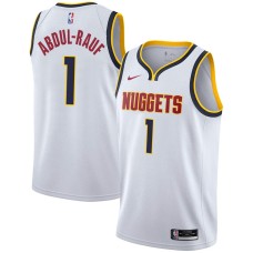 Denver Nuggets #1 Mahmoud Abdul-Rauf Jersey -White