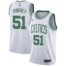 Boston Celtics #51 Kevinn Pinkney Jersey -White