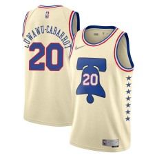 Philadelphia 76ers #20 Timothe Luwawu-Cabarrot Jersey -Cream Earned