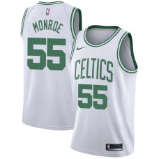 Boston Celtics #55 Greg Monroe Jersey -White